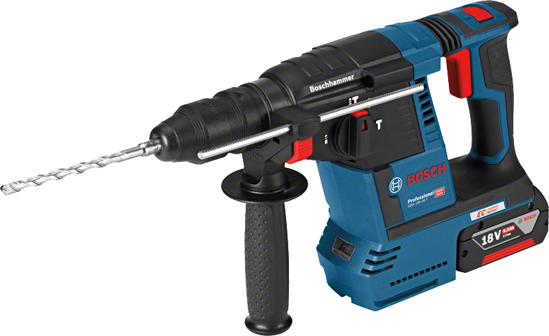 Bosch - Perforateur sans fil GBH 18V-26F Professional - BOSCH - avec 2 batteries 18V 6.0Ah - chargeur rapide - accessoires - Mallette L-Boxx - 0611910002 - Image 2
