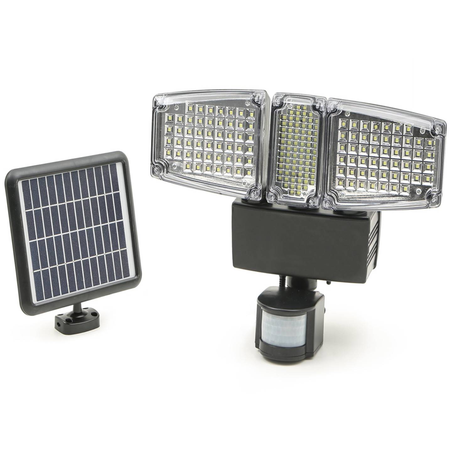 Projecteur solaire 3 têtes 178 LED détecteur de mouvement - Image 6