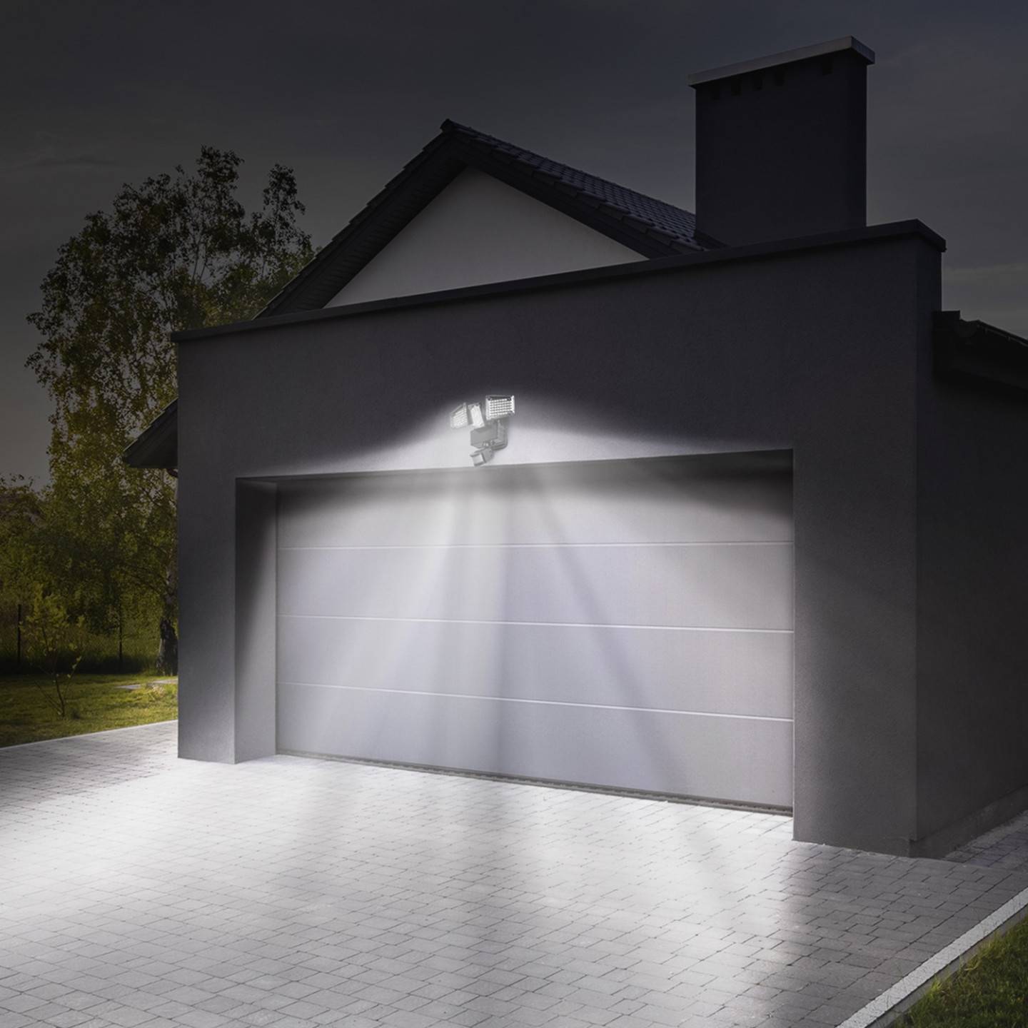 Projecteur solaire 3 têtes 178 LED détecteur de mouvement - Image 5