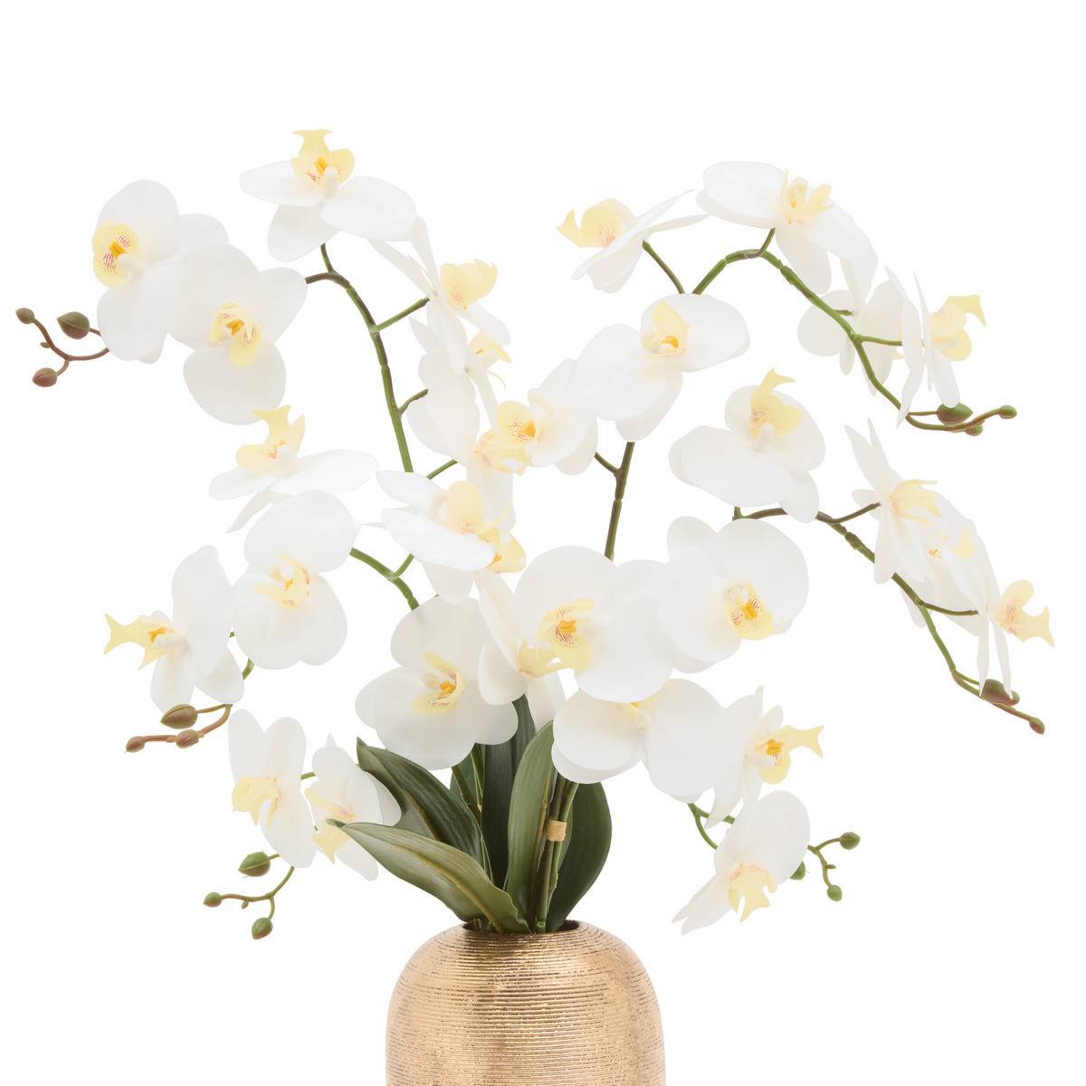 Atmosphera - Orchidée artificielle Naoko H.75cm doré - Atmosphera Créateur d'intérieur - Image 2