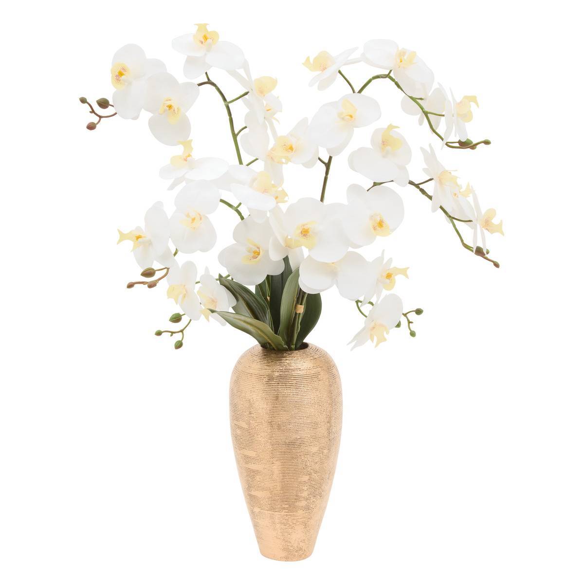 Atmosphera - Orchidée artificielle Naoko H.75cm doré - Atmosphera Créateur d'intérieur - Image 1