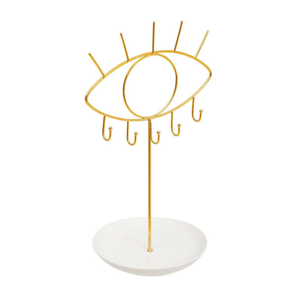 Porte-Bijoux Design Oeil "Soleya" 29cm Or - Image 1