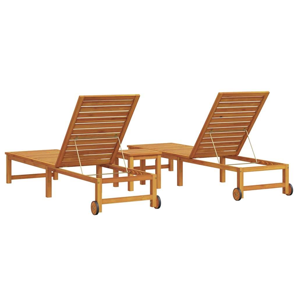 PANGIVO - Transat bois acacia marron 53 x 202 x 89 cm, Poids :37.1kg - PANGIVO - Image 7