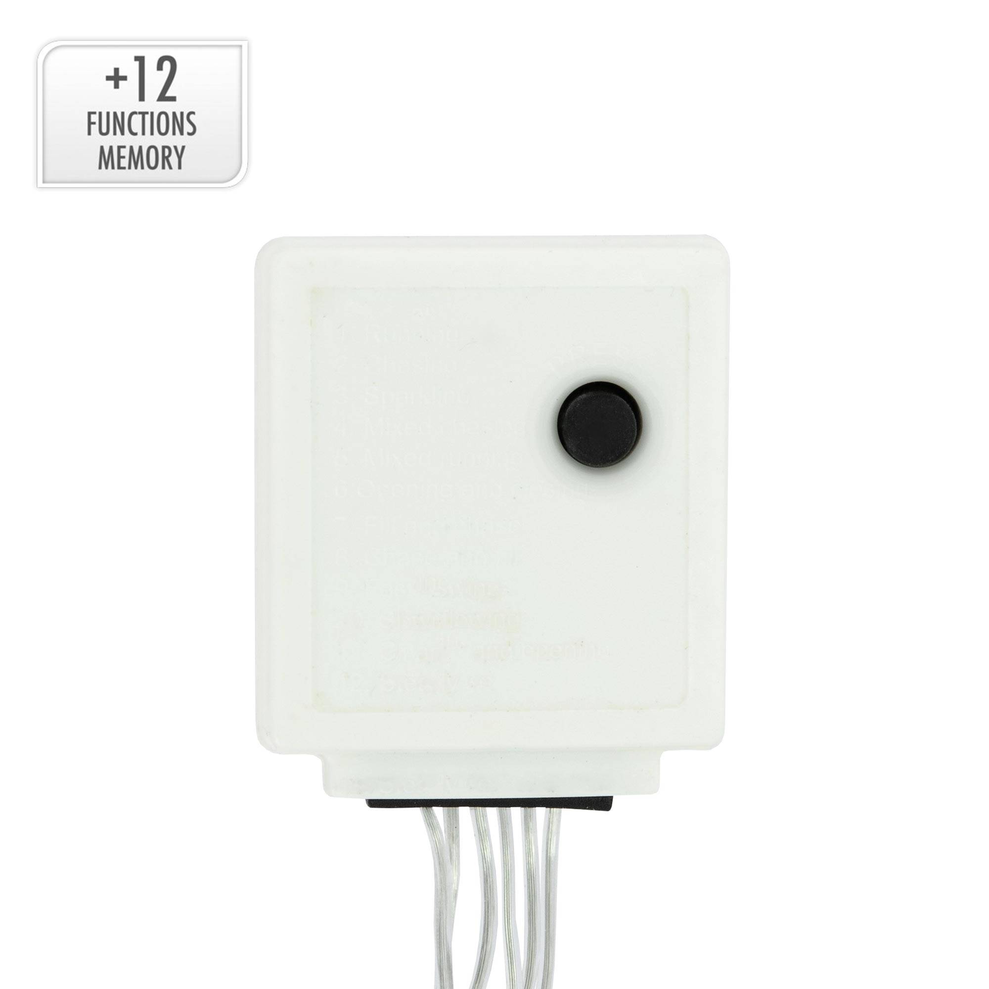 Ecd-Germany - Rideau pendant lumineux de Noël 240 LED blanc chaud IP44 2m intérieur/extérieur - Image 7