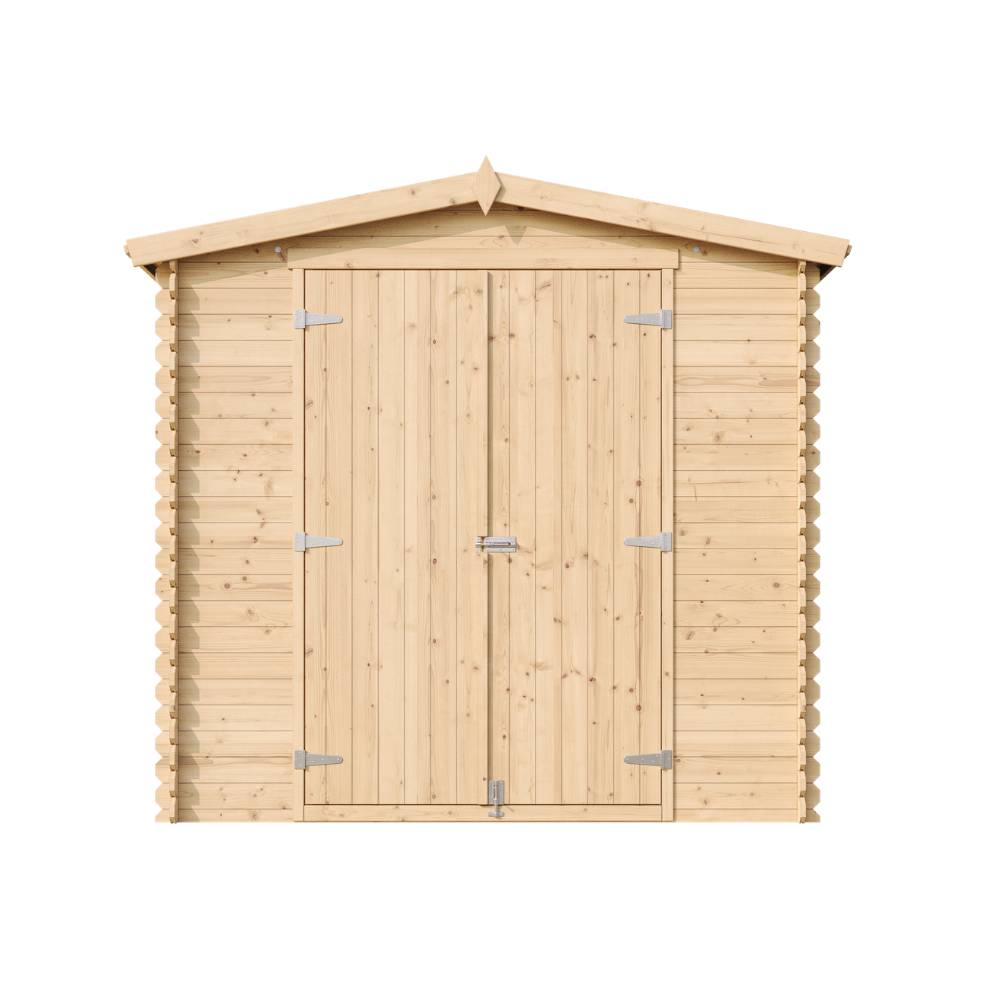 Timbela - Abri de jardin en bois avec plancher - 4.33 m² / 226x236xH224 cm - M369C1+M369G - 19 mm d’épaisseur - Timbela - Image 2