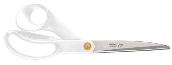 Fiskars - Ciseaux White Functional Form Universels Professionnels, droitiers 24cm