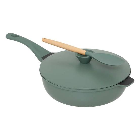 Sauteuse Avec Panier Vapeur "Kirk" 28cm Vert - Image 1