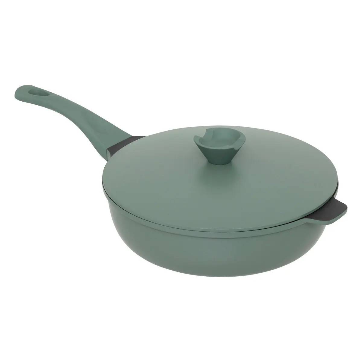 Sauteuse Avec Panier Vapeur "Kirk" 28cm Vert - Image 2