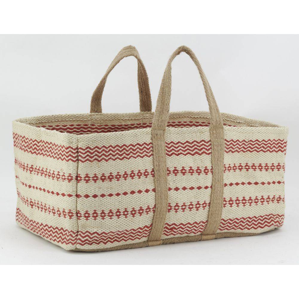 Aubry Gaspard - Sac à bûches en jute naturel et teinté - Image 3