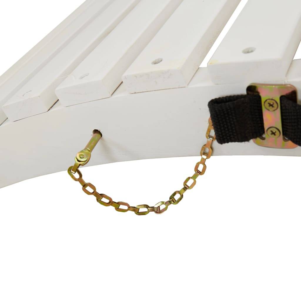 Helloshop26 - Lot de 2 transats chaise longue bain de soleil lit de jardin terrasse meuble d'extérieur blanc 184x55x64 cm bois massif d'acacia - Image 4
