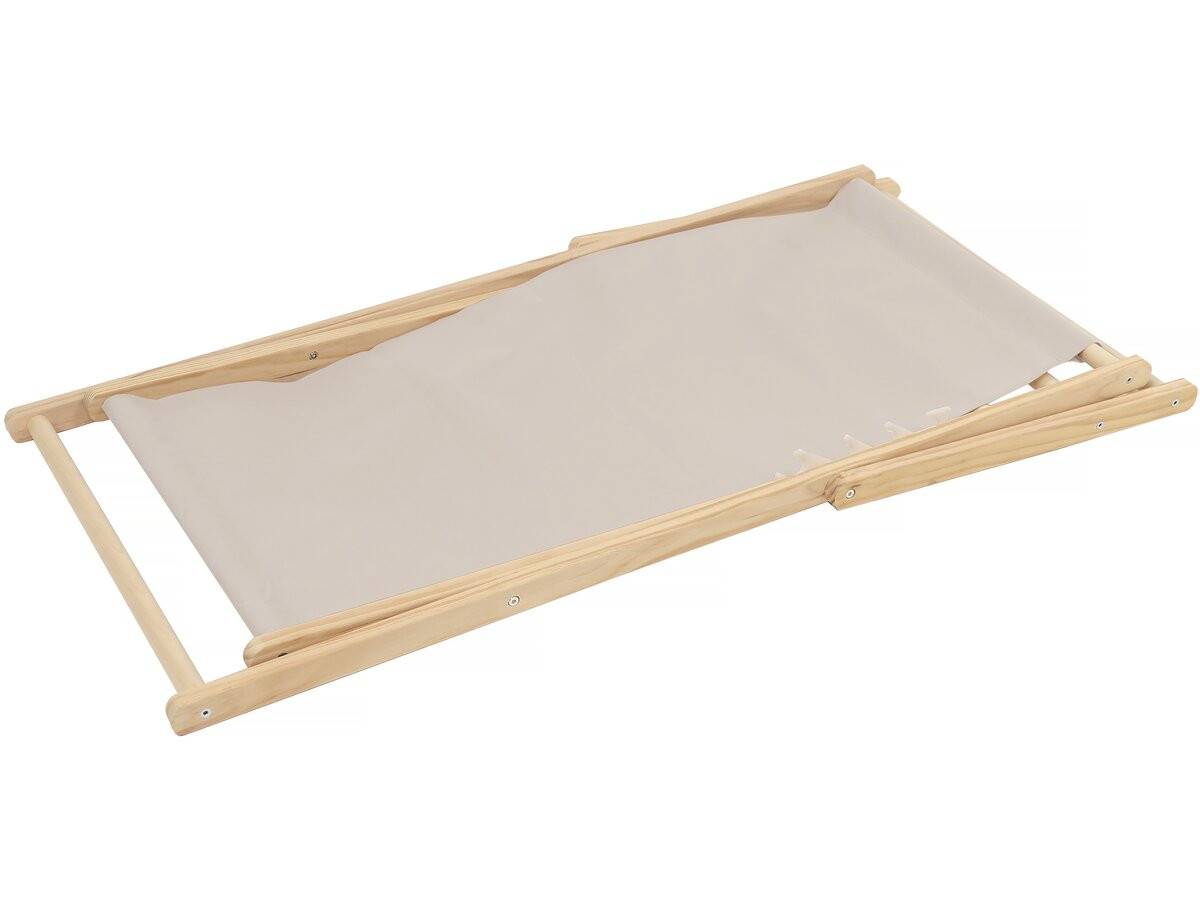 Habitat Et Jardin - Lot De 2 Transats En Bois "chilienne" - 107 X 56.5 X 81 Cm - Ecru -habitat Et Jardin - Image 3