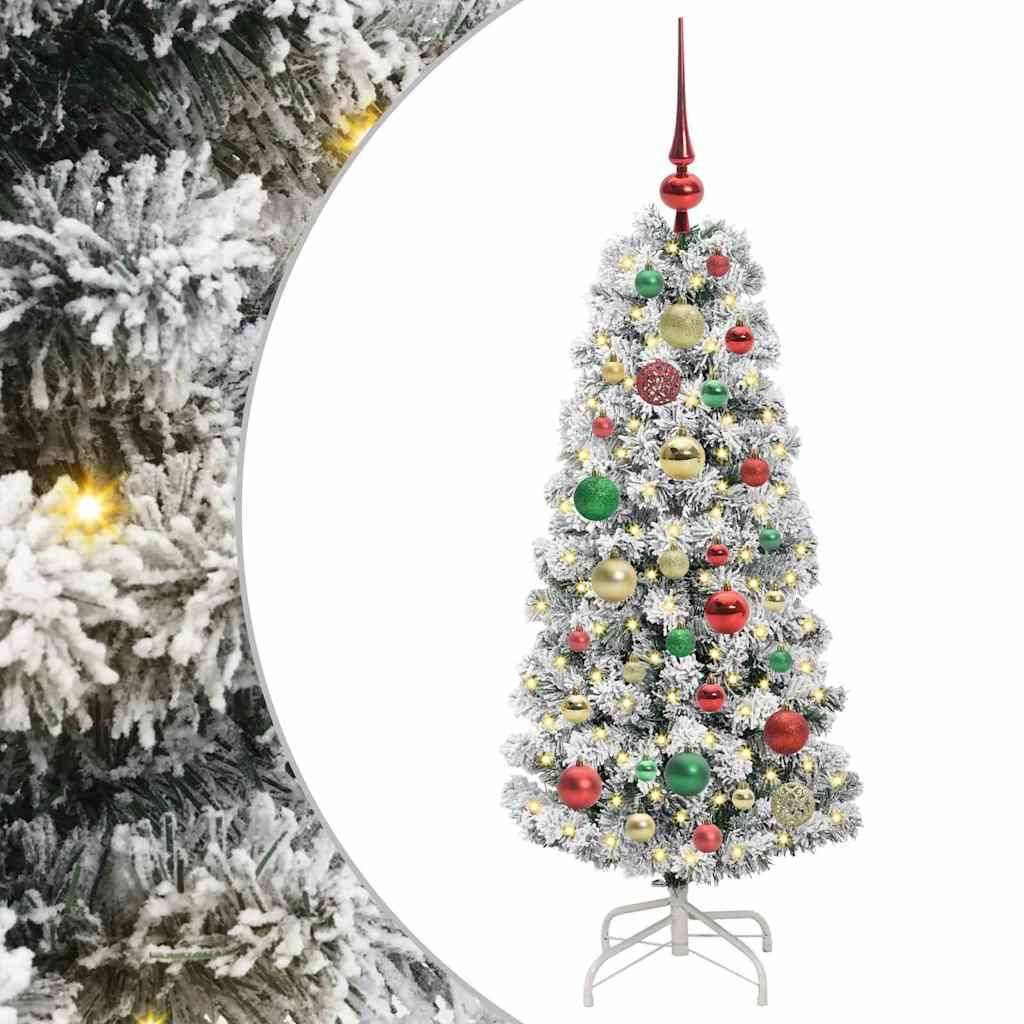 Sapin de Noël | Arbre de Noël Artificiel à Branches Articulées 120 cm Maison Chic - Image 1
