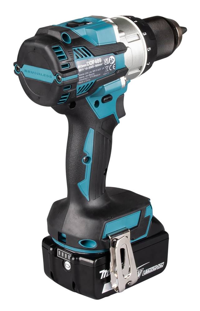 Perceuse visseuse LXT ® - 18V - MAKITA - avec une batterie 5Ah 18V - chargeur - MAKPAC - DDF489RTJ - Image 4