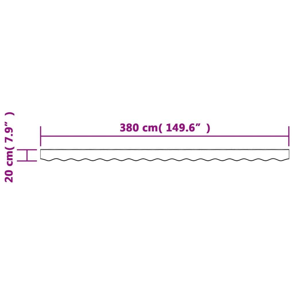 Prolenta Premium - Store banne  Mano rouge  380 X 20 cm  - P87211R - Image 6