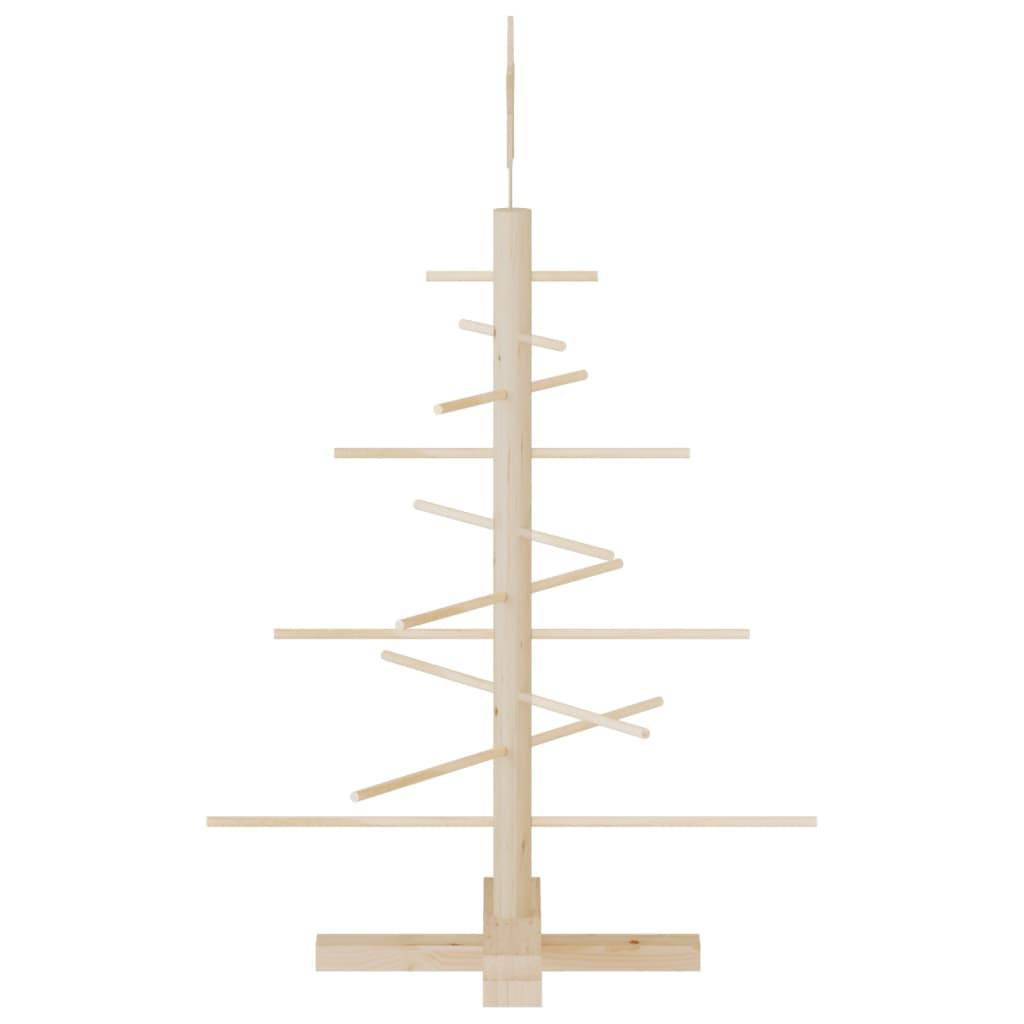 Maison Chic - Arbre de Noël, Sapin de Noël en bois pour décoration 75 cm bois massif de pin u673q - Image 4