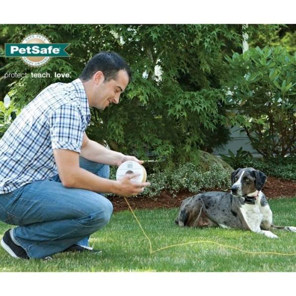 Petsafe - PetSafe - Systeme de Clôture Anti-Fugue pour Chien avec 150 metres de fil - 5 niveaux réglables de stimulation statique - Image 4