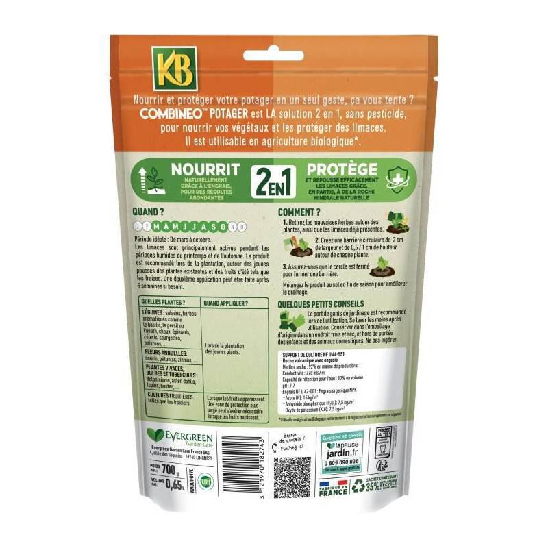 Kb - Combineo Nourrit Et Protege Potager 700g - Image 2