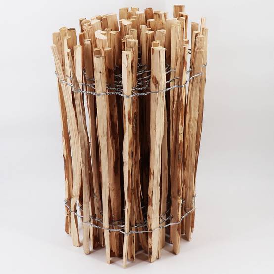 30m Clôture ganivelle 100cm de haut I Clôture en noisetier I Clôture en bois durable avec double harnais métallique I - Image 8