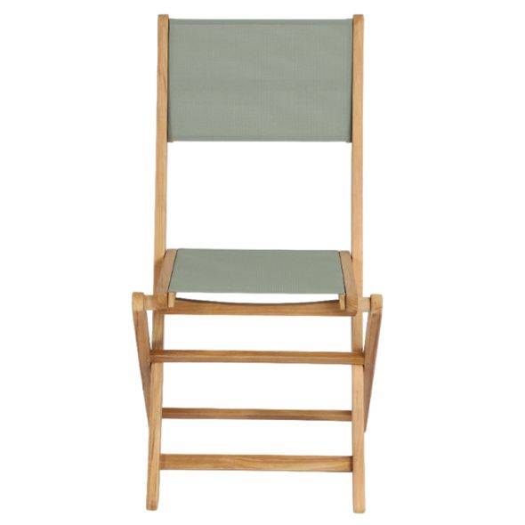 Ensemble table et chaises SAFARI 2 places en bois teck FSC Beau Rivage - Image 5