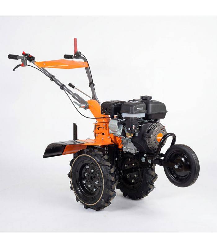 Motoculteur thermique VTB 843 Prime 6,8 CV 212 cm avec 3 vitesses, largeur  100 cm et marche arrire  Villager - Gamm vert