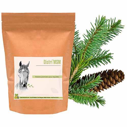 MSM pour cheval : Source de soufre, 100% pur - 900g - DistriHorse33 - Image 1