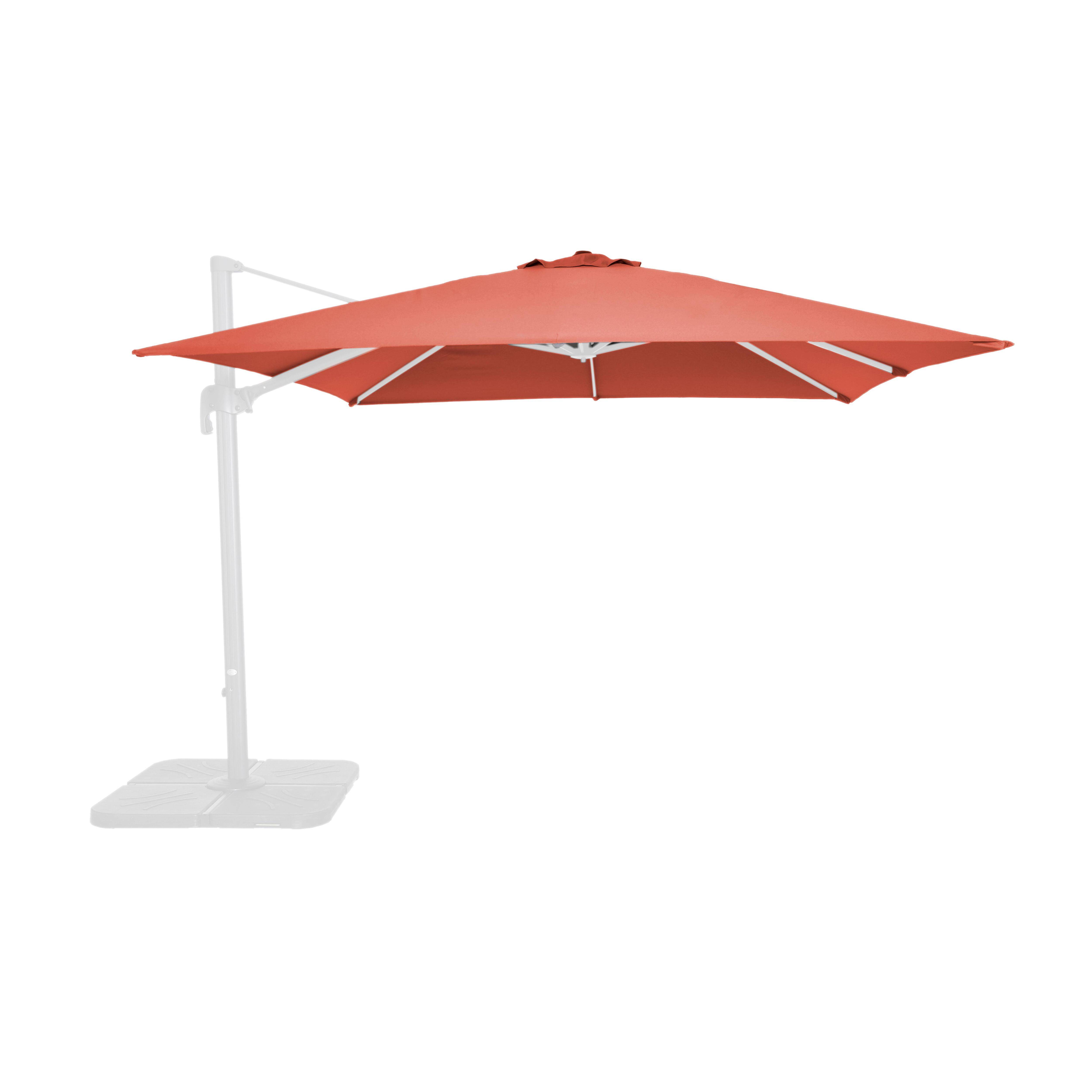 Oviala - Toile pour parasol déporté 3x3m terracotta Malaga - Oviala - Image 1