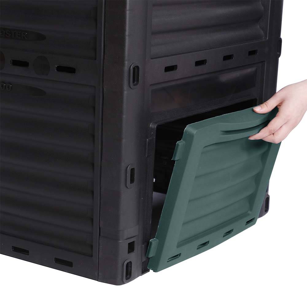 Sans Marque - Composteur de jardin 300 L - 83 x 61 x 61 cm en plastique, Polypropylène - TERRE JARDIN - Image 10