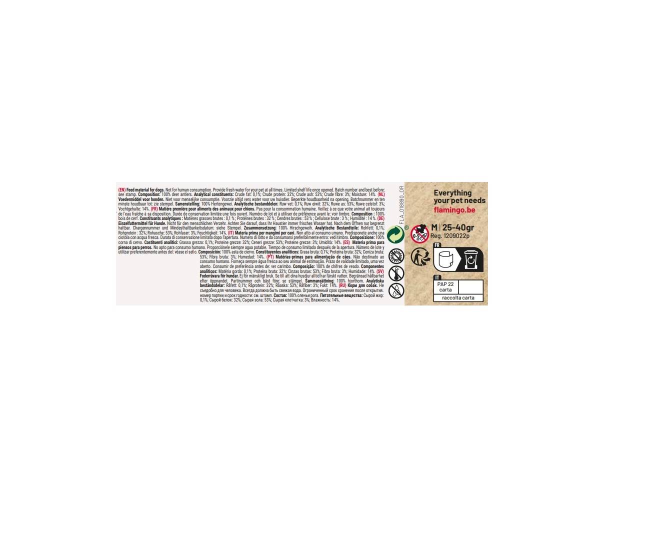 Friandises chien Nature Bois de cerf Easy - Image 3