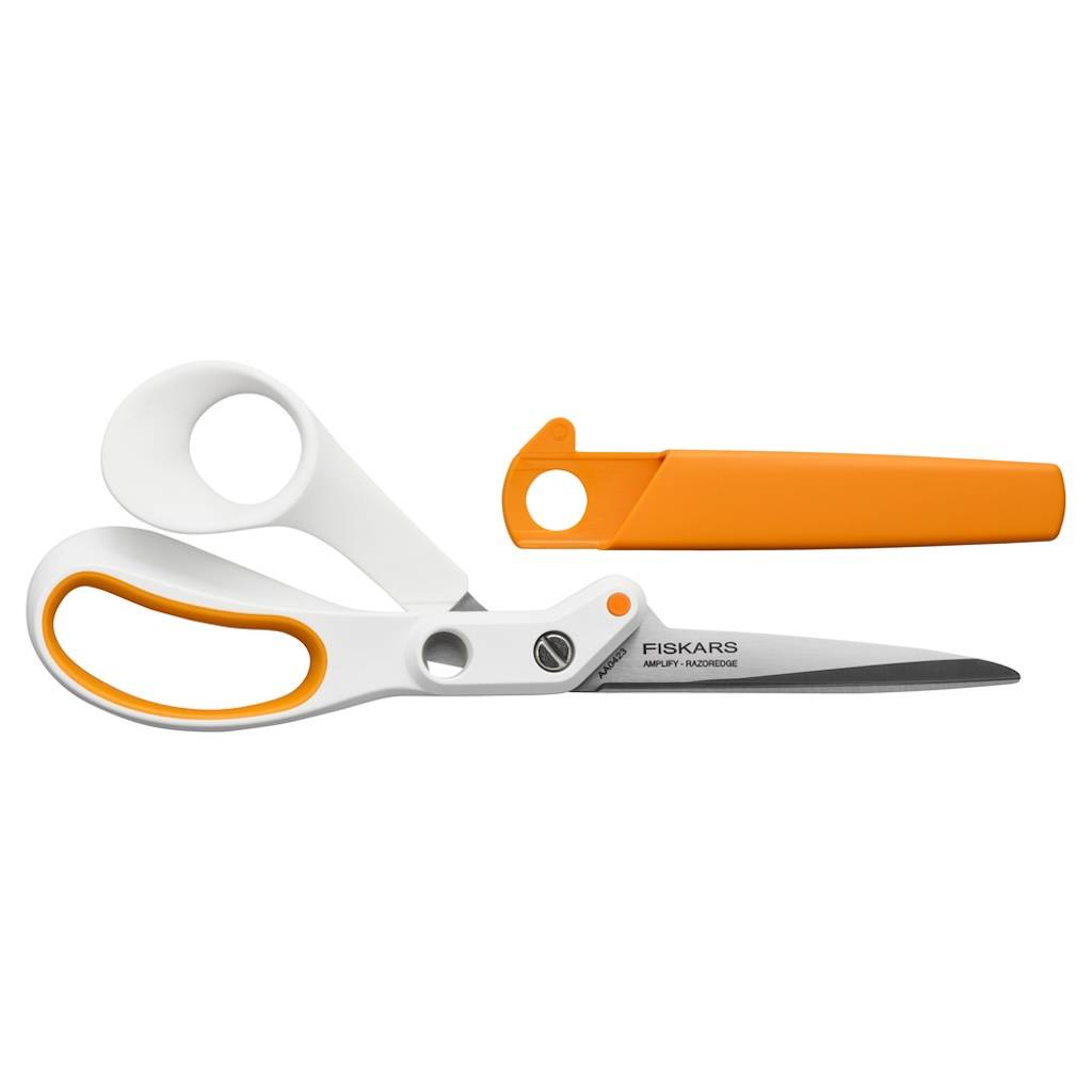 Fiskars - Ciseaux de tailleur - Amplify RazorEdge 21 cm droitier - coupe tissus épais cuir et ameublement - Image 2