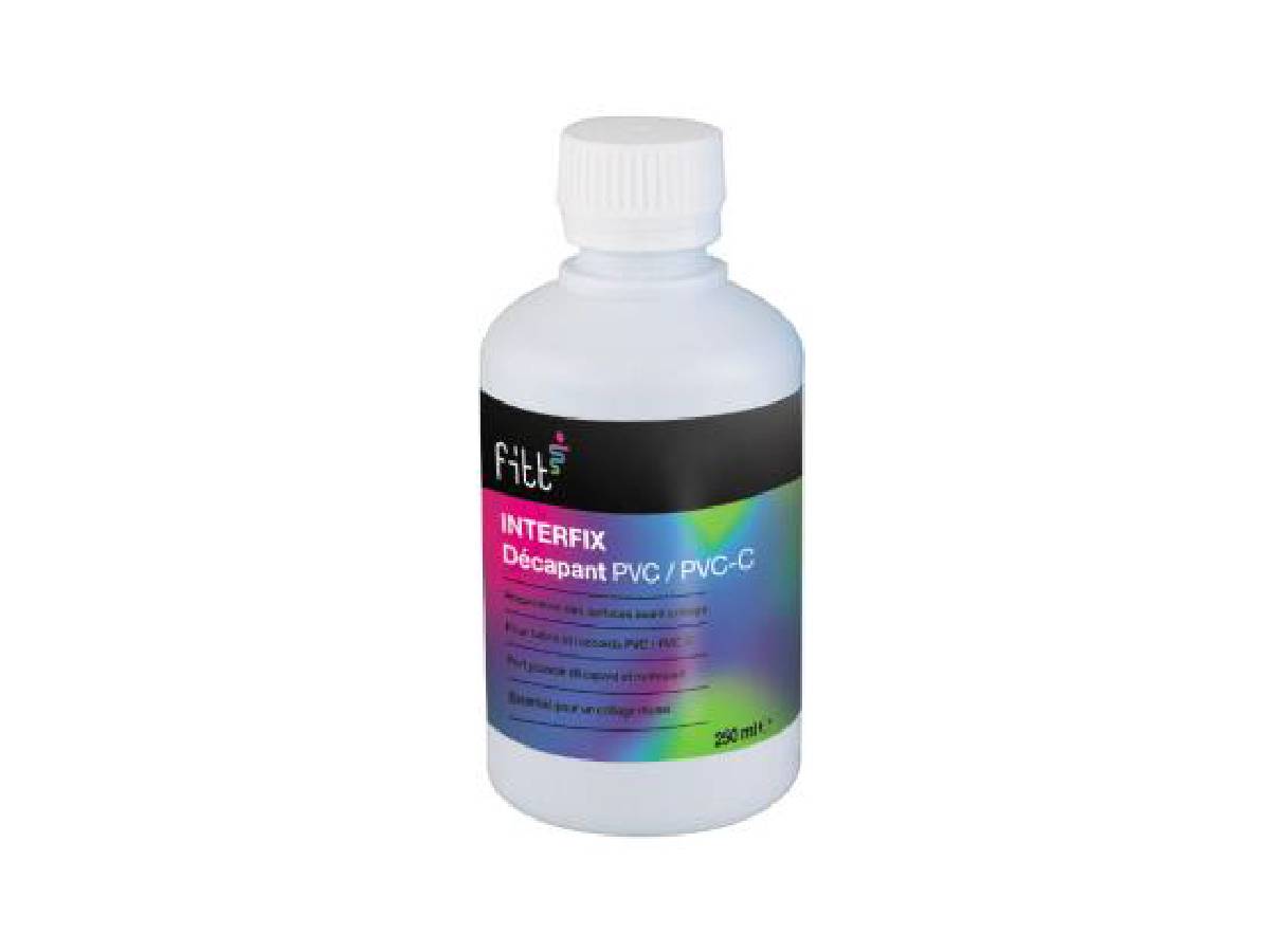 Fitt - Décapant pour tubes et raccords PVC/PVC-C Interfix 250 ml - Fitt