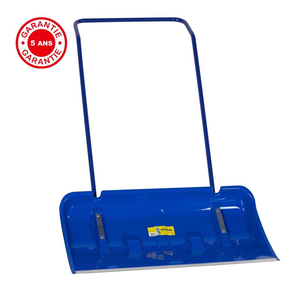 Outils Perrin - Traineau à neige étroit 820x420 avec roulettes, manche ergo, outil pour le déneigement Outils Perrin