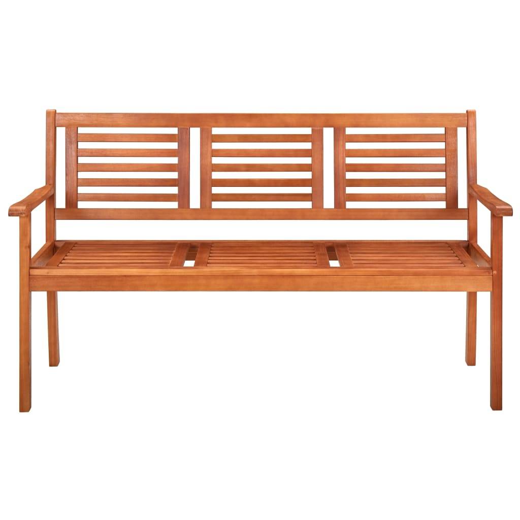 PANGIVO - Banc de jardin bois d'eucalyptus naturel 150 x 60 x 89 cm - PANGIVO - Image 3