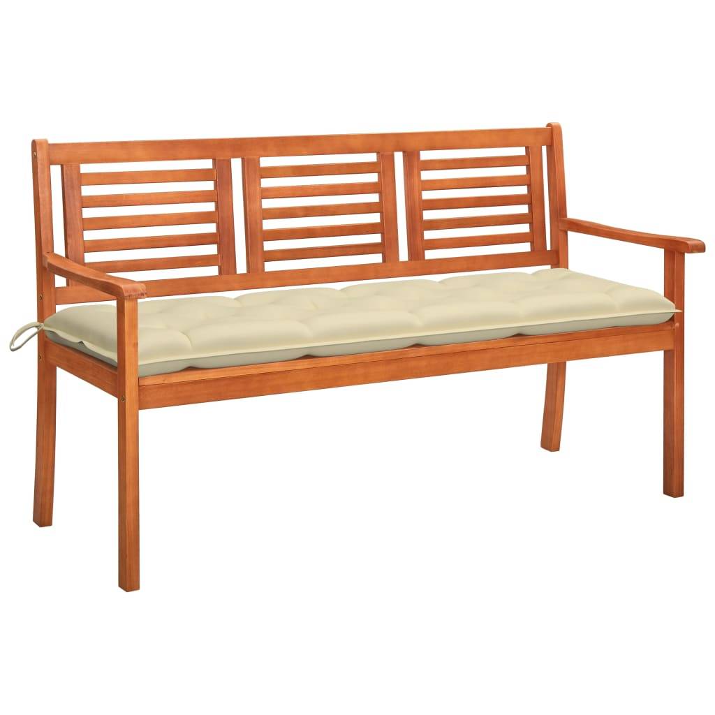 PANGIVO - Banc de jardin bois d'eucalyptus naturel 150 x 60 x 89 cm - PANGIVO - Image 1