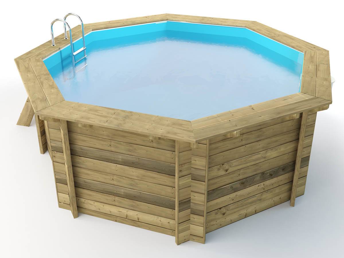 Habitat Et Jardin - Piscine Bois " Verona " - 5.10 X 1.20 M -habitat Et Jardin - Image 2