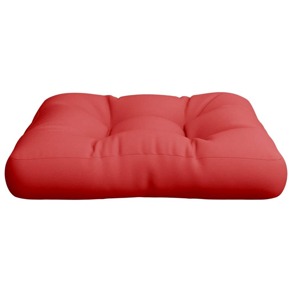 ComfortXL - Coussin de Siège Carré pour Palette en Tissu Imperméable pour Chaise de Jardin Rouge 58x58cm – ComfortXL Outdoor Living - Image 4