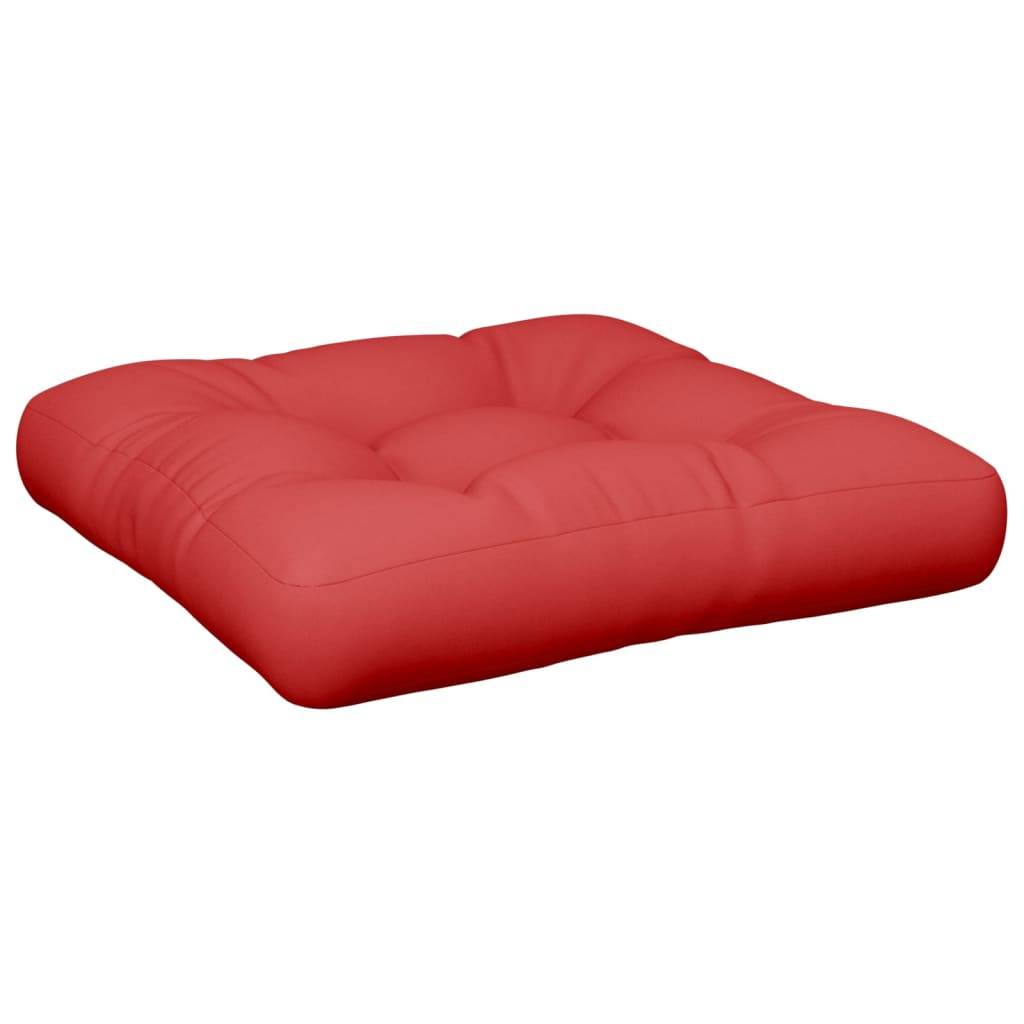 ComfortXL - Coussin de Siège Carré pour Palette en Tissu Imperméable pour Chaise de Jardin Rouge 58x58cm – ComfortXL Outdoor Living - Image 2