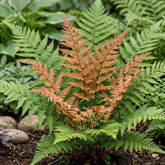 Fougère à sores rouges, Dryopteris - Godet - 5/20 cm