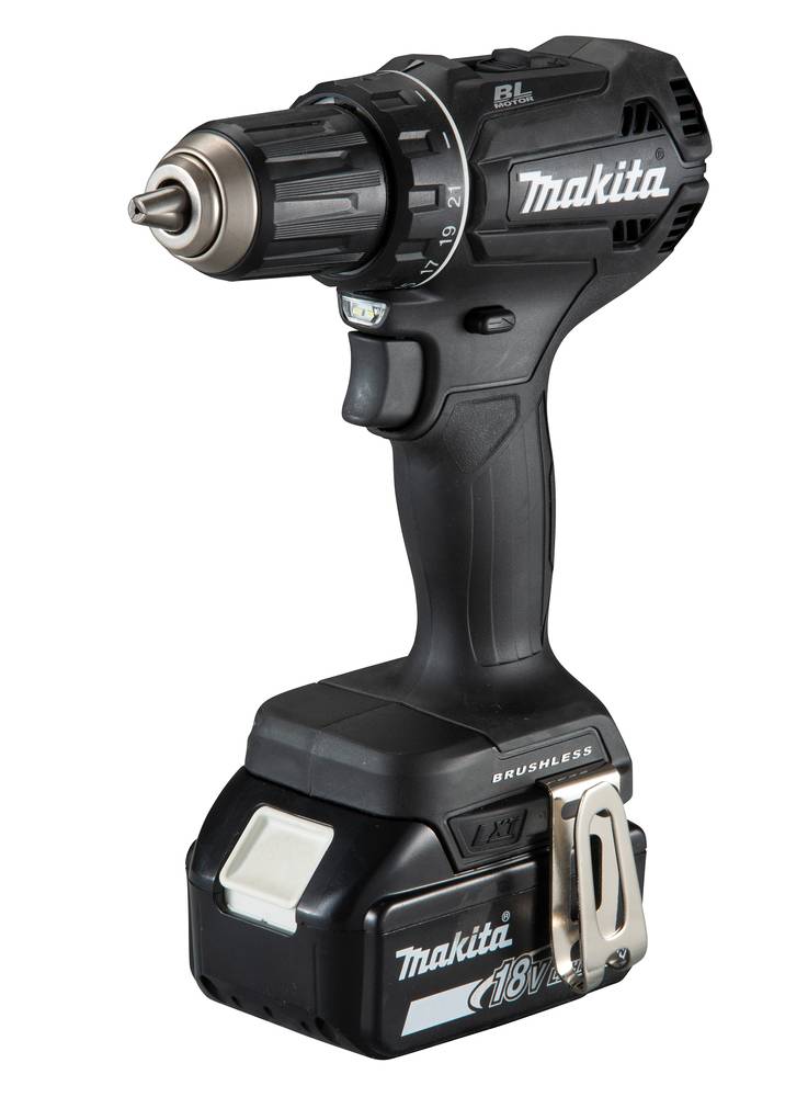 Perceuse visseuse Noire LXT 50Nm - MAKITA - avec 2 batteries 5Ah 18V - chargeur - MAKPAC - DDF485RTJB - Image 2