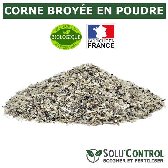 SOLU’CONTROL - 80 g de Corne Broyée en Poudre - Engrais Azoté 100% Naturel - UAB - Image 5