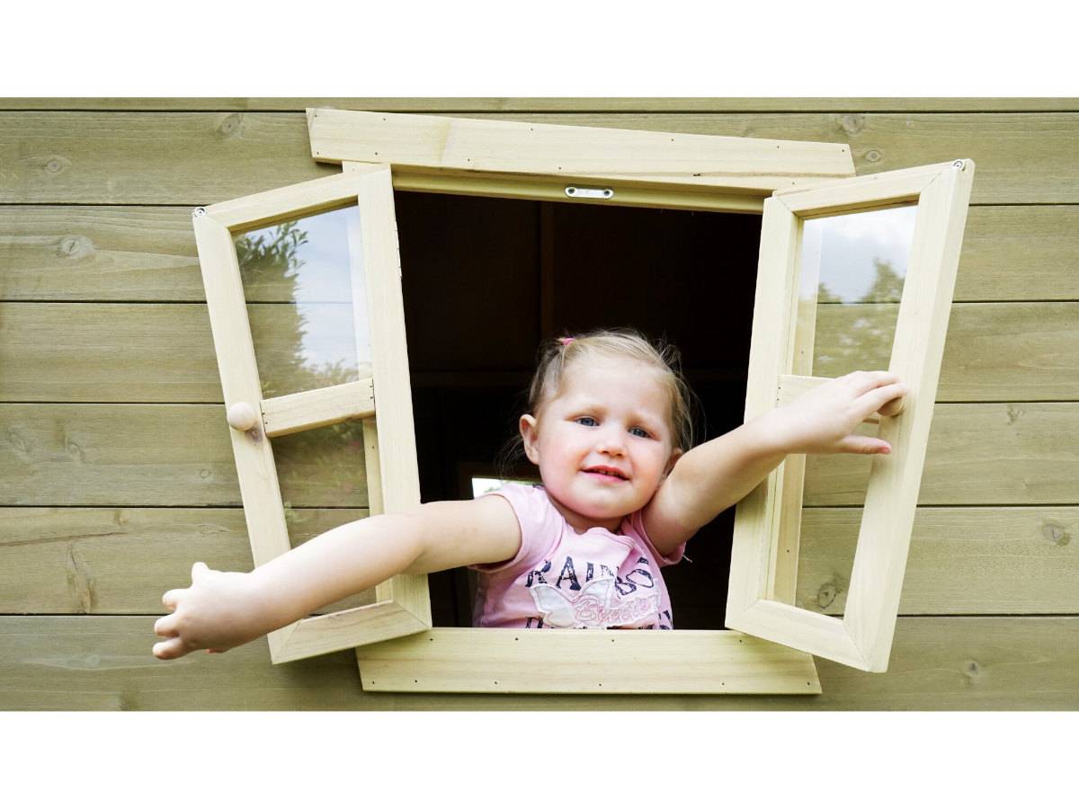 Exit Toys - Maisonnette en bois pour enfants Crooky 100 - Exit Toys - Image 3