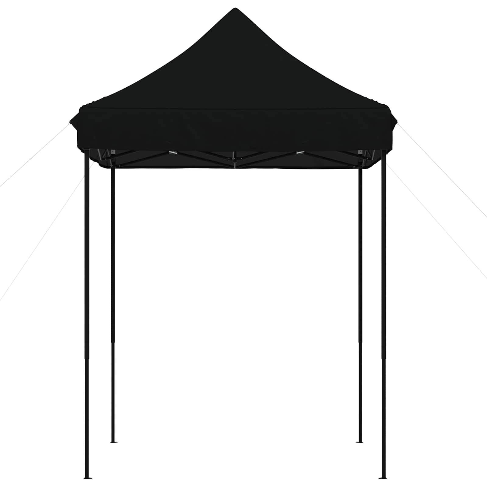 ComfortXL - Tente de réception tissu Oxford jardin pliable anti UV 200x200x306cm Noir - ComfortXL Outdoor Living - Image 3