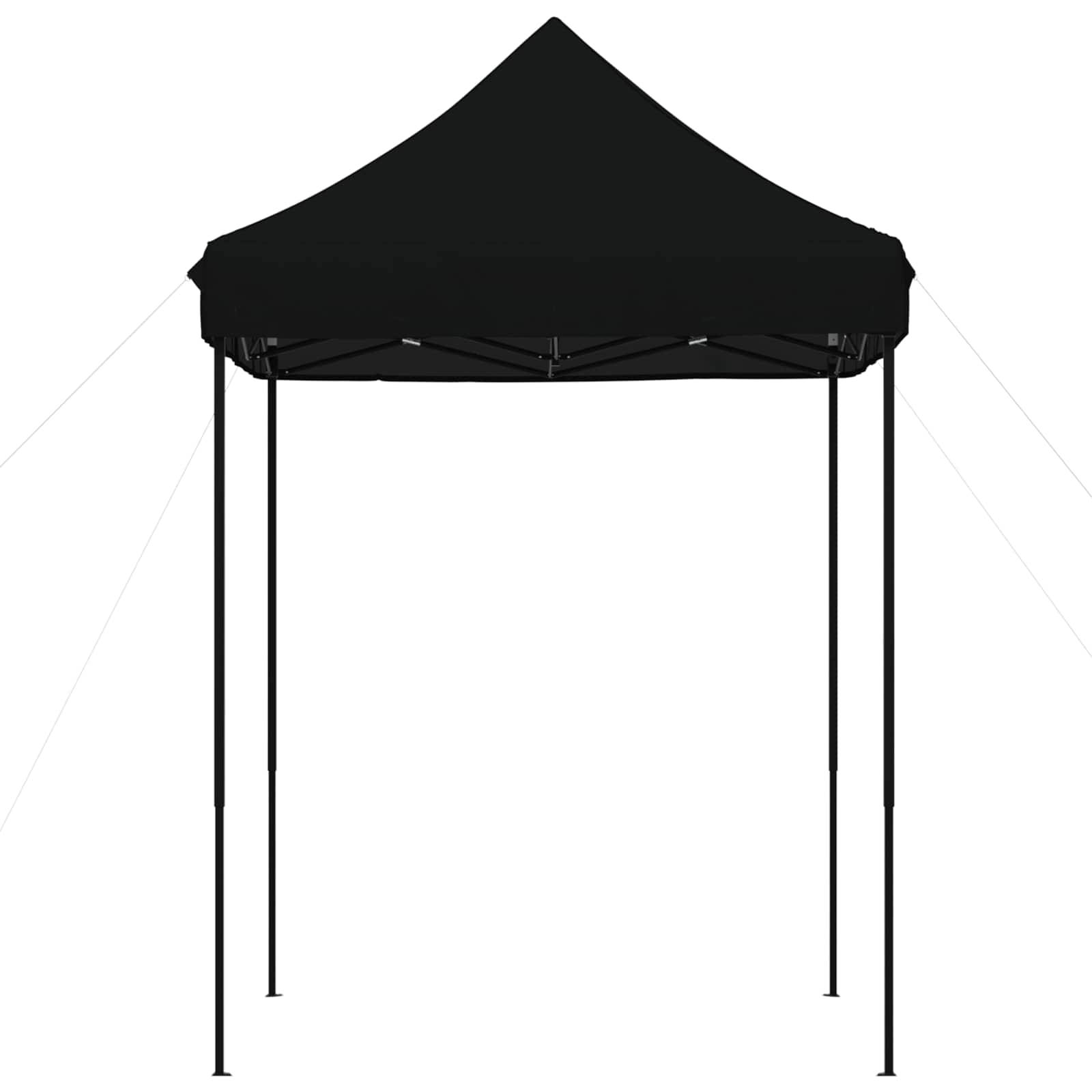ComfortXL - Tente de réception tissu Oxford jardin pliable anti UV 200x200x306cm Noir - ComfortXL Outdoor Living - Image 5