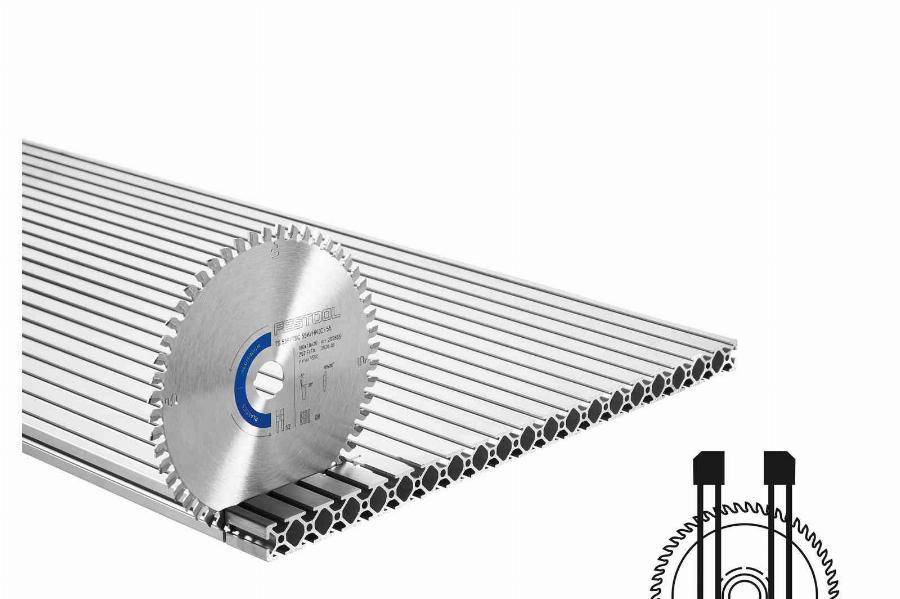 Lame de scie spéciale pour Aluminium/Plastiques FESTOOL HW 160x1,8x20 F/FA52 - 205555