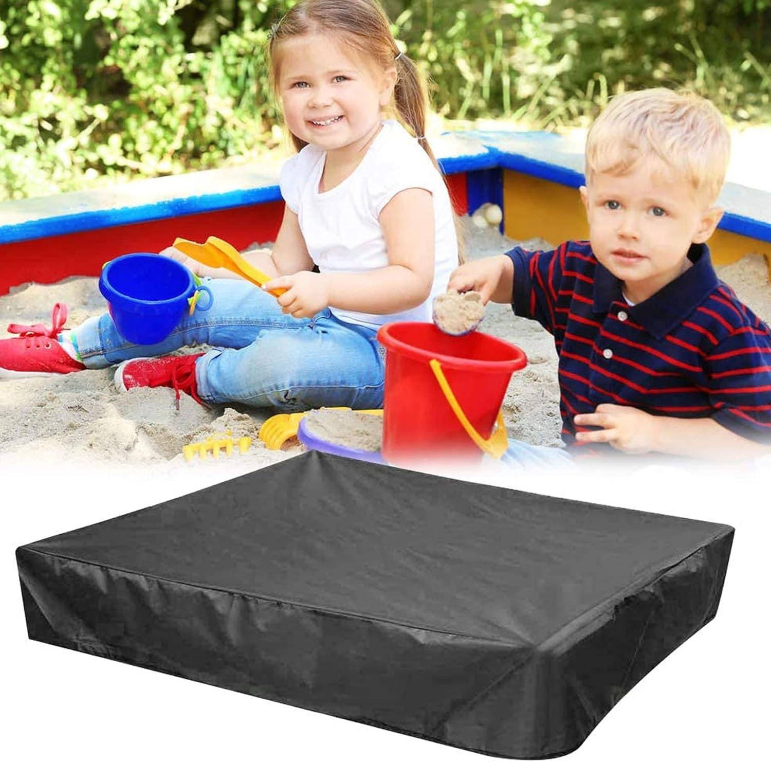 IntiMeg - Housse de protection pour bac à sable, tissu Oxford, housse de protection anti-poussière pour bac à sable pour enfants, 180 x 180 cm IntiMeg - Image 4