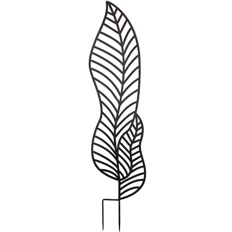 La Grande Prairie - Treillage jardin fer plume 36x1x140cm - Image 1