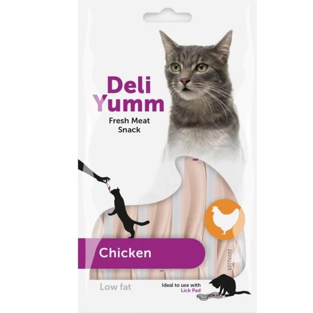 Friandises 5 sticks de 14 g, gout poulet pour chat - Image 2