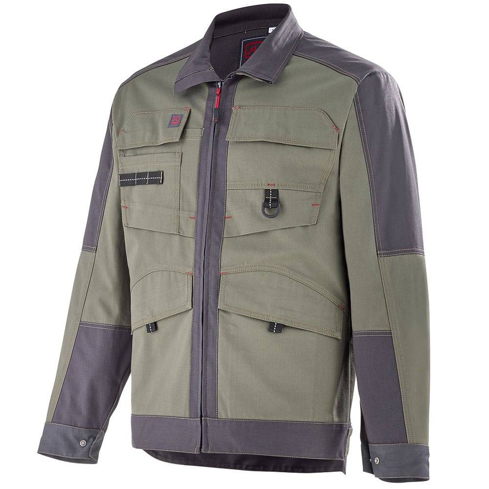 Blouson de travail SHEAR Kaki/Charcoal | 3ATTUP - LAFONT