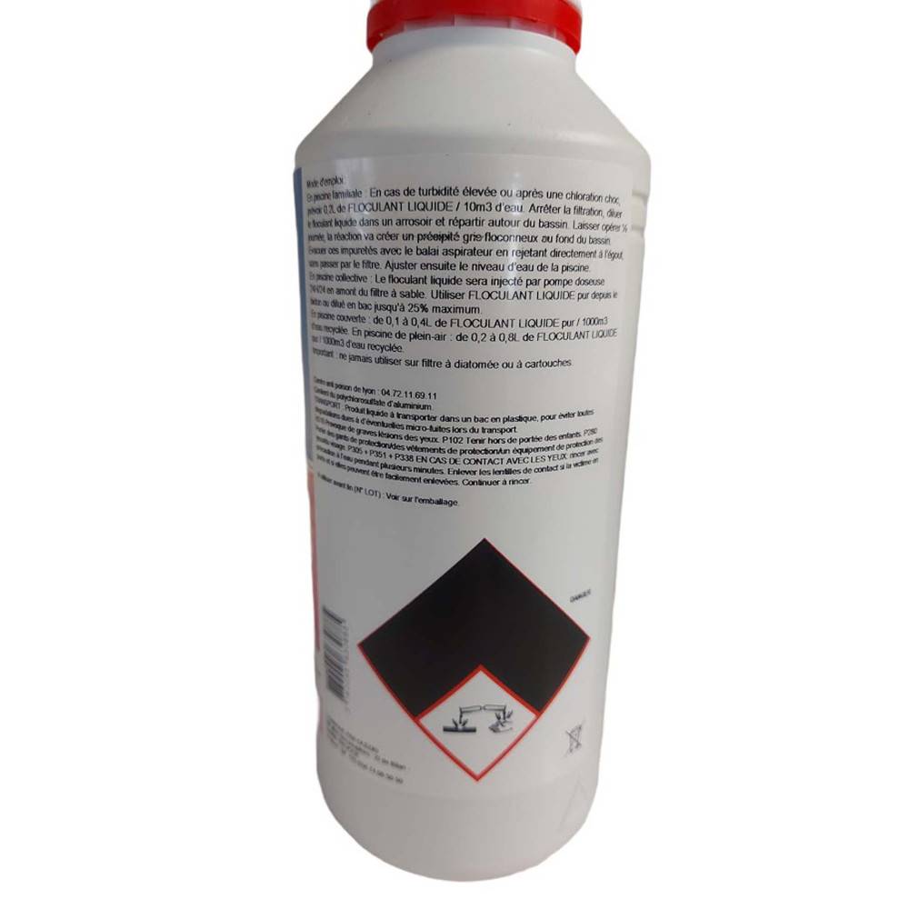 Floculant liquide de 1 litre pour piscine ou spa - Image 2