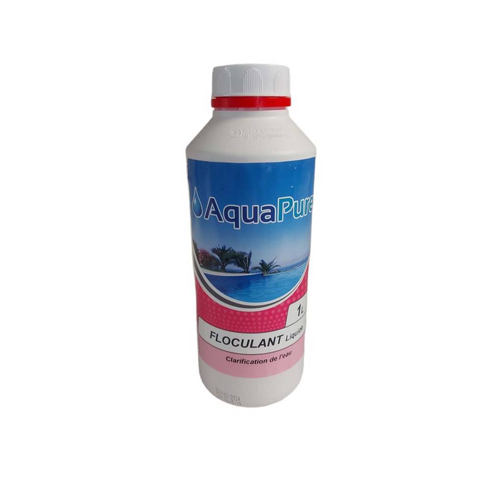 Floculant liquide de 1 litre pour piscine ou spa - Image 1