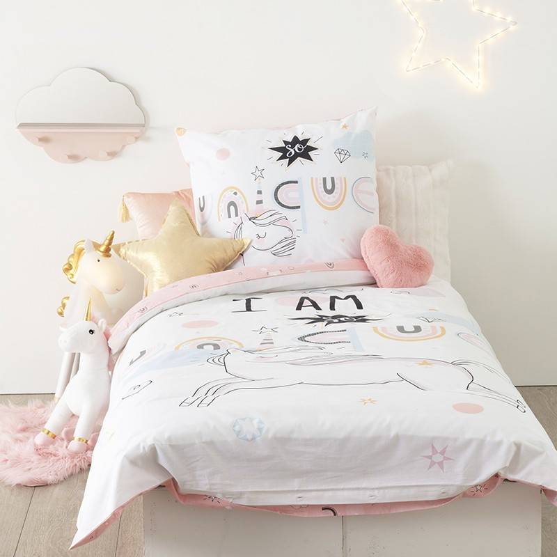 Parure de lit Licorne 140x200 Atmosphera - Image 1